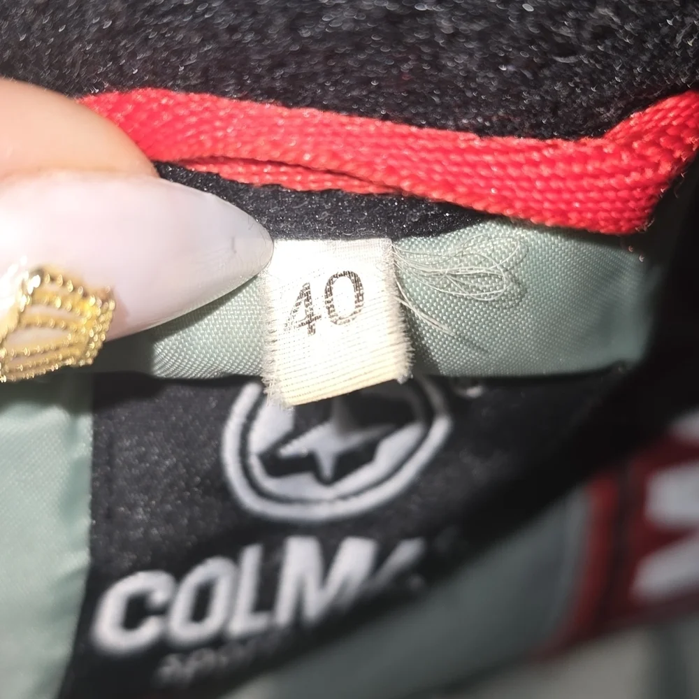Colmar Sportswear Jacket Size USA 40 Black Stone
